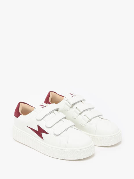 Sneakers Vicky Vanessa wu Violet accessoires BK2553BD vue secondaire 2