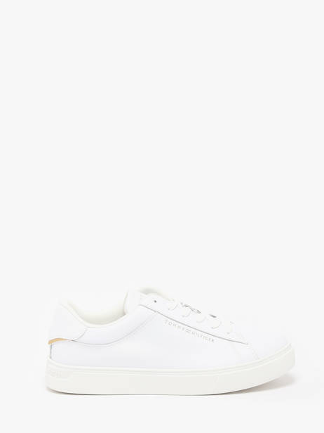 Sneakers En Cuir Tommy hilfiger Blanc accessoires 8320YBS