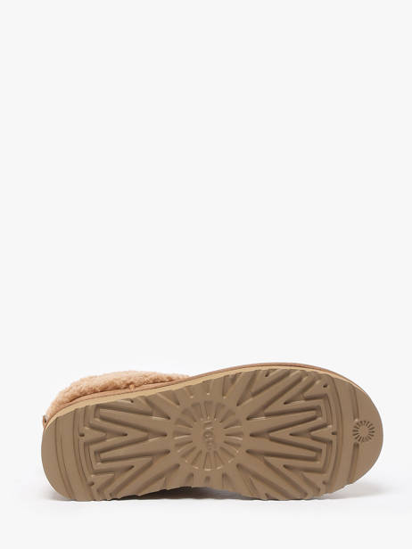 Boots Classic Ultra Mini Maxi Curly En Cuir Ugg Beige accessoires 1158263 vue secondaire 5