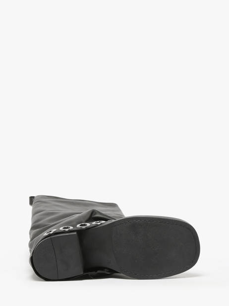 Bottes En Cuir N°6 Noir accessoires GE1 vue secondaire 5