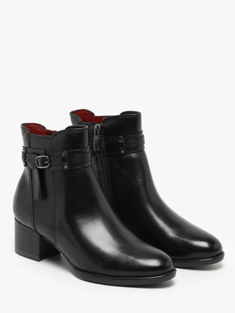 Bottines En Cuir Tamaris Noir accessoires 43 vue secondaire 2