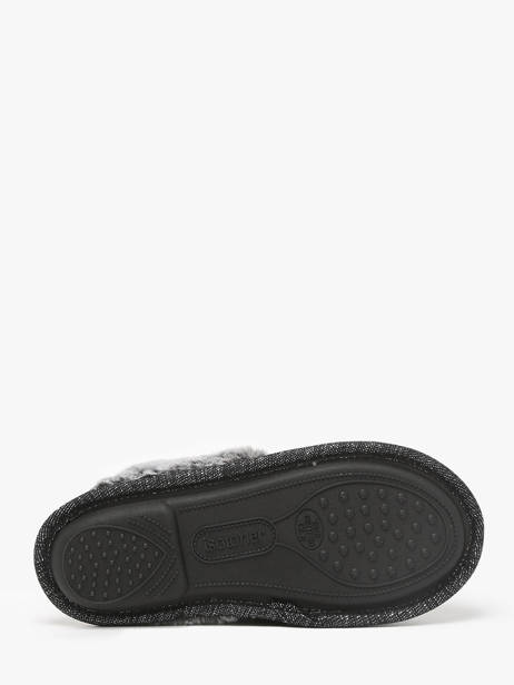 Chaussons Isotoner Gris accessoires 97418 vue secondaire 4