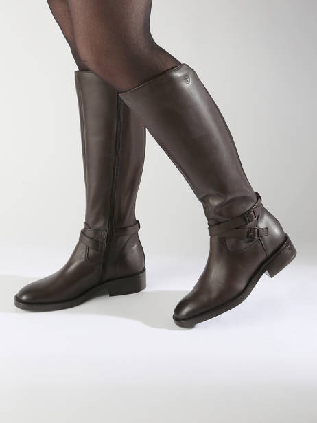 Bottes En Cuir Tamaris Marron accessoires 43 vue secondaire 1