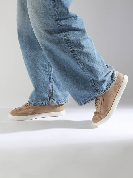 Sneakers En Cuir Calvin klein jeans Beige accessoires 24360HP vue secondaire 1