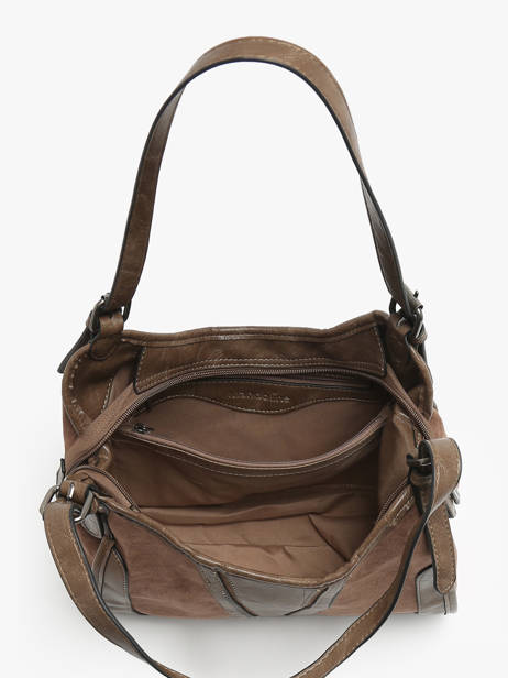 Sac Porté épaule Winter Velvet Miniprix Beige winter velvet 3661 vue secondaire 2