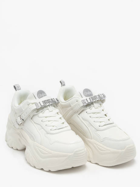 Sneakers Bliss Glam Buffalo Blanc accessoires 1636293 vue secondaire 2