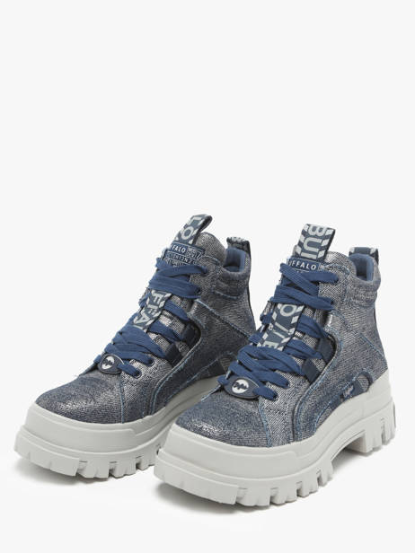Sneakers Aspha Nc Mid Buffalo Bleu accessoires 1622560 vue secondaire 2