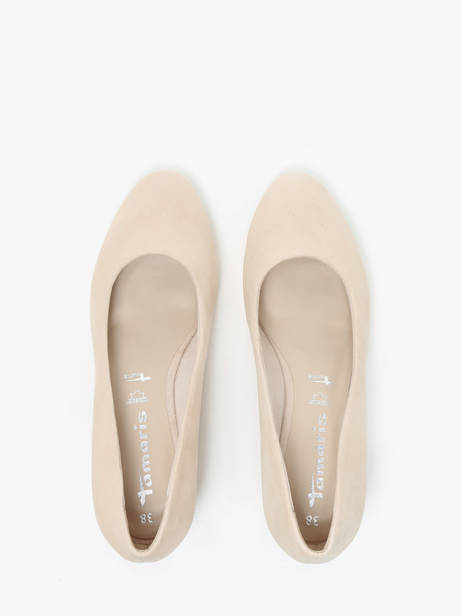 Escarpins En Cuir Tamaris Beige accessoires 42 vue secondaire 4