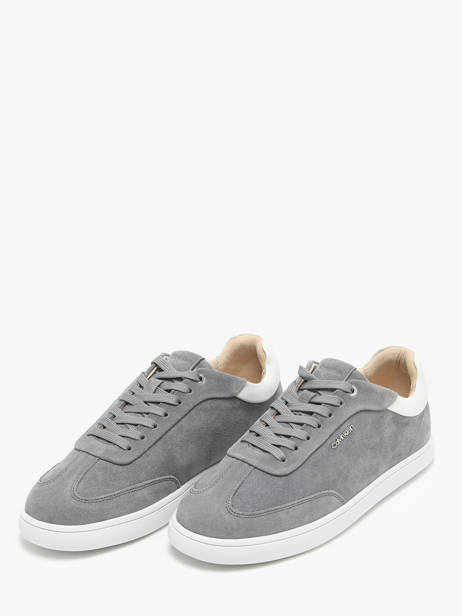 Sneakers En Cuir Calvin klein jeans Gris accessoires 24360IW vue secondaire 2