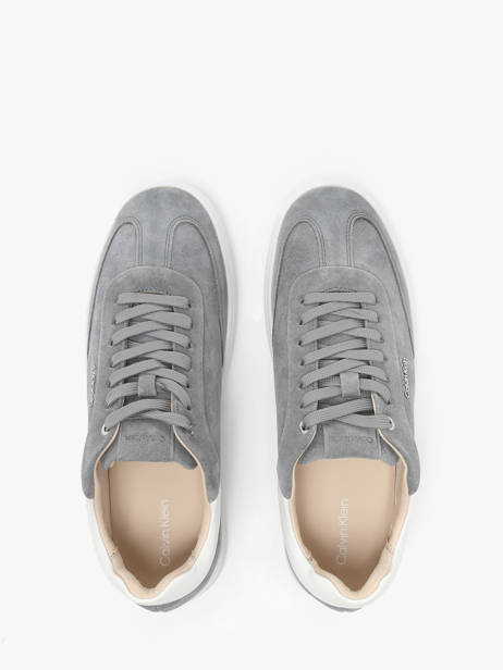 Sneakers En Cuir Calvin klein jeans Gris accessoires 24360IW vue secondaire 4
