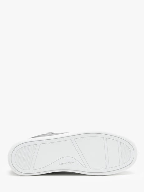 Sneakers En Cuir Calvin klein jeans Gris accessoires 24360IW vue secondaire 5