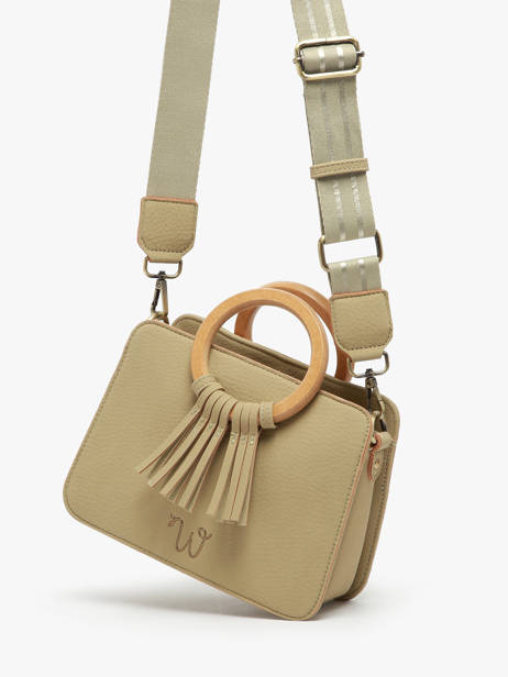Sac Bandoulière Camomille Woomen Vert camomille WCAO1S vue secondaire 2