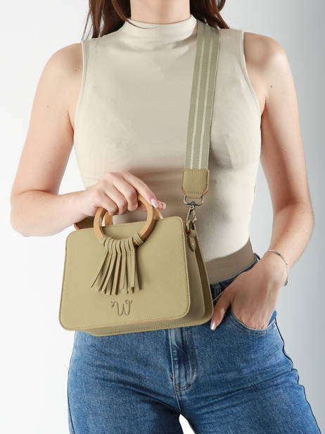 Sac Bandoulière Camomille Woomen Vert camomille WCAO1S vue secondaire 1