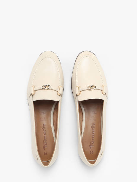 Mocassins En Cuir Tamaris Beige accessoires 44 vue secondaire 4