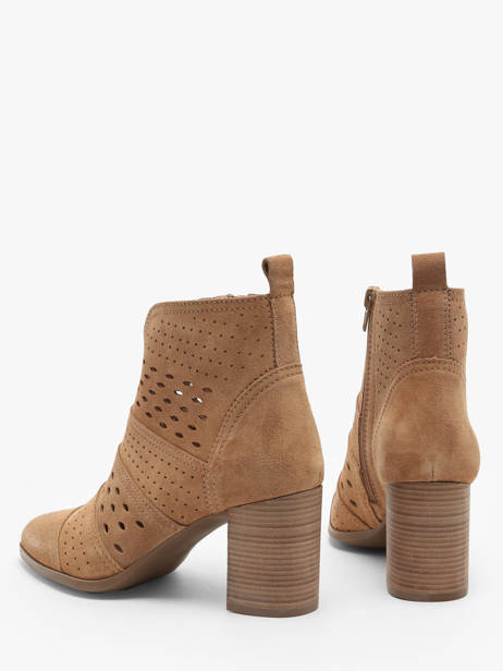 Bottines à Talon City En Cuir Alpe Marron accessoires 53851136 vue secondaire 3