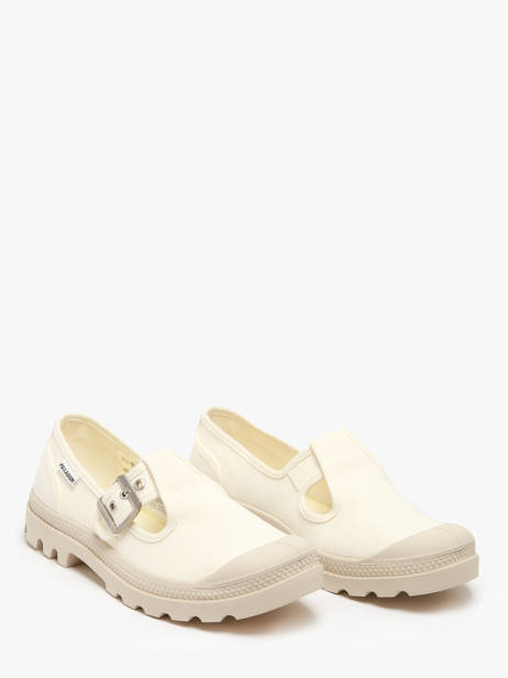 Sneakers Pampa M-jane Washed Palladium Blanc accessoires 94475100 vue secondaire 2