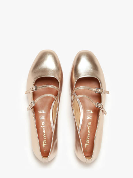 Ballerines En Cuir Tamaris Marron accessoires 44 vue secondaire 4