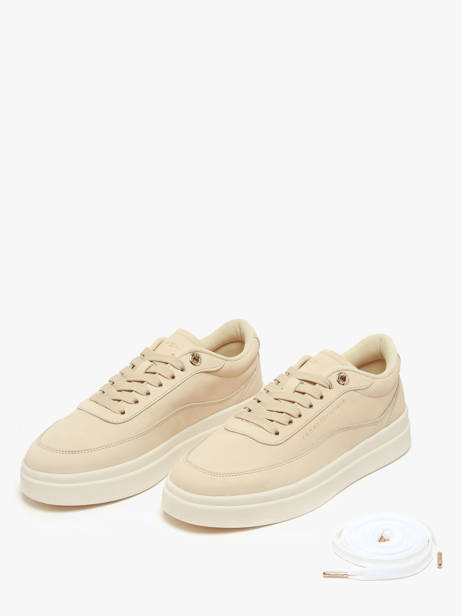 Sneakers En Cuir Tommy hilfiger Beige accessoires 8462ACJ vue secondaire 2