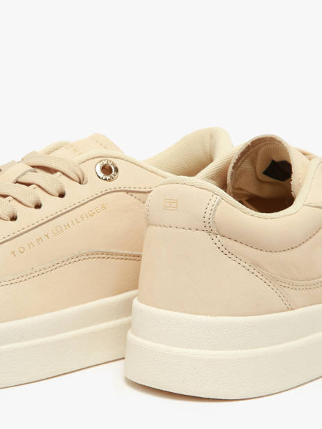 Sneakers En Cuir Tommy hilfiger Beige accessoires 8462ACJ vue secondaire 3