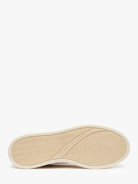 Sneakers En Cuir Tommy hilfiger Beige accessoires 8462ACJ vue secondaire 5