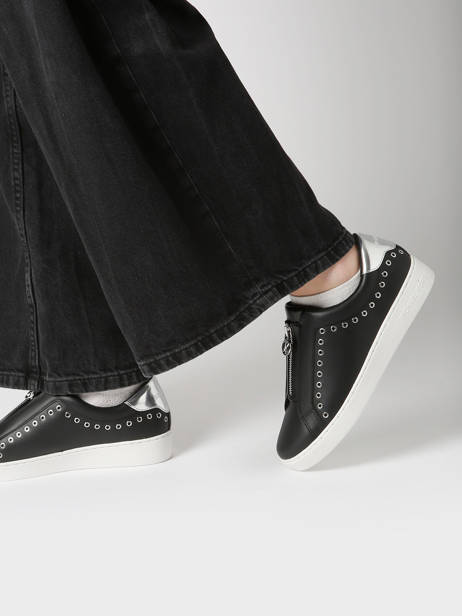 Sneakers Keaton En Cuir Michael kors Noir accessoires EFP3L001 vue secondaire 1