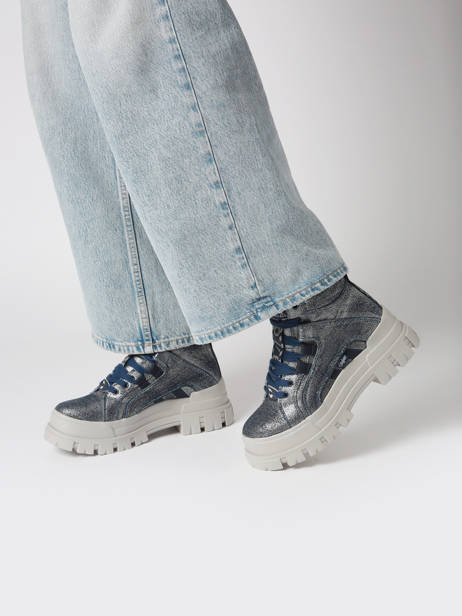 Sneakers Aspha Nc Mid Buffalo Bleu accessoires 1622560 vue secondaire 1