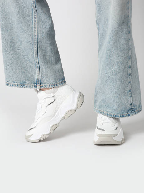 Sneakers Atlas Michael kors Blanc accessoires TFS1L119 vue secondaire 1