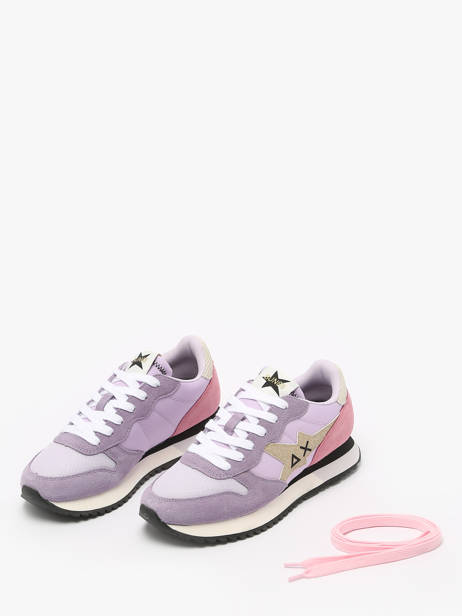 Sneakers Stargirl Glitter Sun68 Violet accessoires Z35212 vue secondaire 2