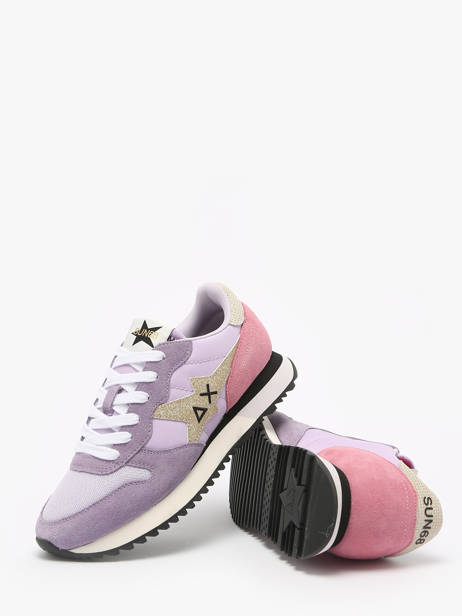 Sneakers Stargirl Glitter Sun68 Violet accessoires Z35212 vue secondaire 3