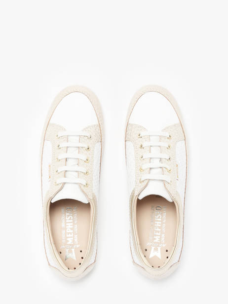 Sneakers Bretta En Cuir Mephisto Multicolore accessoires P5146882 vue secondaire 4