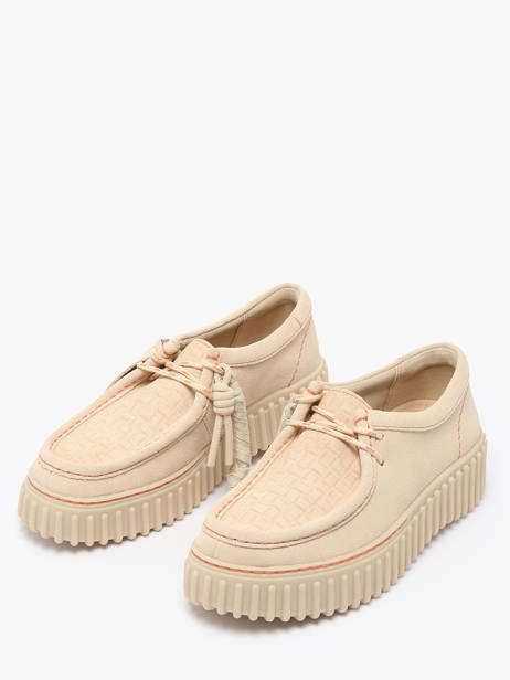 Chaussures Derbies Torhill Bee Clarks Beige accessoires 26181191 vue secondaire 2
