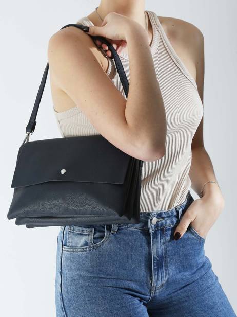 Sac Bandoulière Wt Grained Miniprix Bleu wt grained H6996 vue secondaire 1