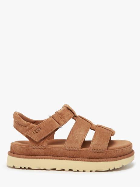 Sandales Goldenstar En Cuir Ugg Marron accessoires 1137890