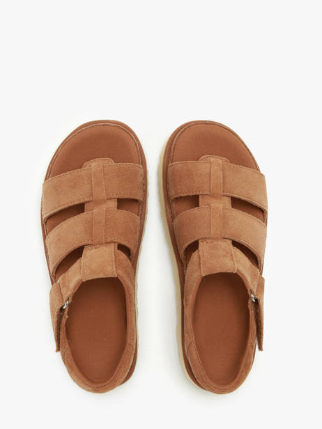 Sandales Goldenstar En Cuir Ugg Marron accessoires 1137890 vue secondaire 3