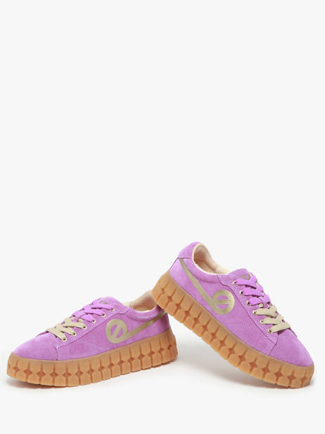 Sneakers Play En Cuir No name Violet accessoires PLVS0440 vue secondaire 3