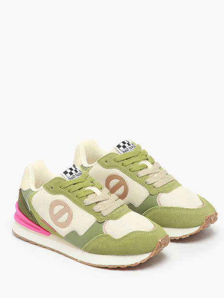 Sneakers Tova Runner En Cuir No name Vert accessoires IPSMEN2Z vue secondaire 2