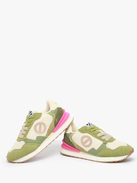 Sneakers Tova Runner En Cuir No name Vert accessoires IPSMEN2Z vue secondaire 3