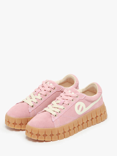 Sneakers Play En Cuir No name Rose accessoires PLVS042Q vue secondaire 2