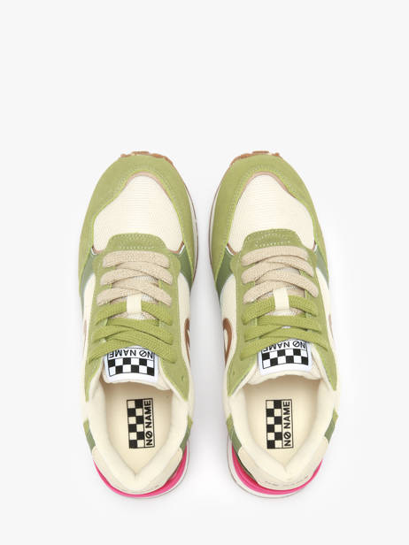 Sneakers Tova Runner En Cuir No name Vert accessoires IPSMEN2Z vue secondaire 4