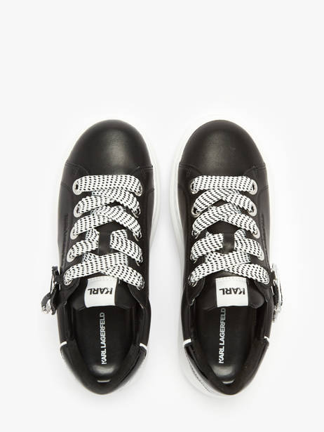 Sneakers Kapri Nft Twin En Cuir Karl lagerfeld Noir accessoires KL62576T vue secondaire 4