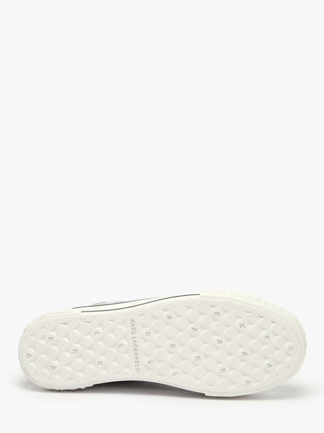 Sneakers Kampus Max Jorge Karl lagerfeld Blanc accessoires KL60455 vue secondaire 5