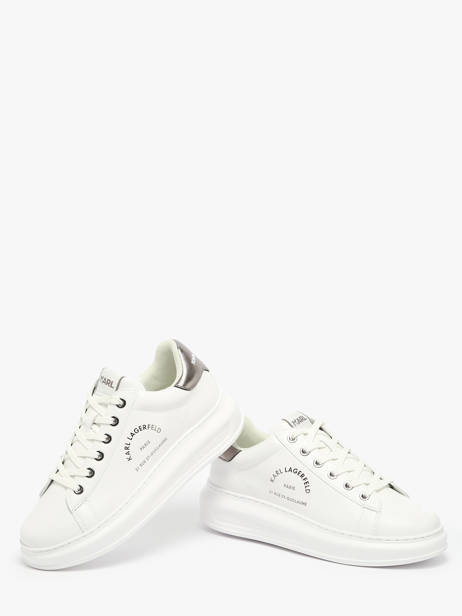 Sneakers Kapri Maison Karl En Cuir Karl lagerfeld Blanc accessoires KL62538K vue secondaire 3