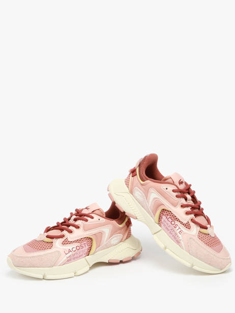 Sneakers L003 Neo Lacoste Rose accessoires 9SFA0006 vue secondaire 3