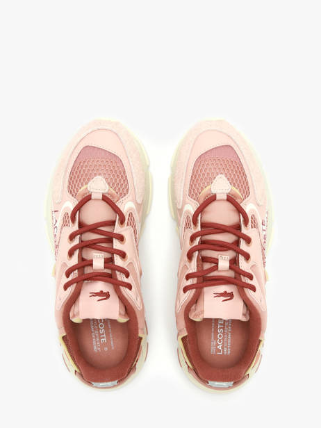 Sneakers L003 Neo Lacoste Rose accessoires 9SFA0006 vue secondaire 4