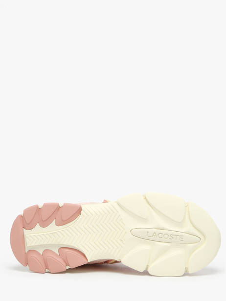 Sneakers L003 Neo Lacoste Rose accessoires 9SFA0006 vue secondaire 5