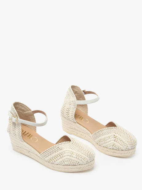 Espadrilles Talon Compensé Belmira Gaimo Beige accessoires BELMIRA vue secondaire 1
