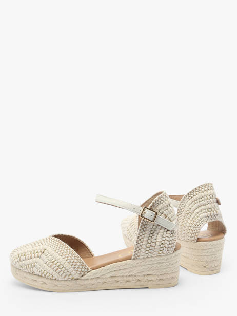 Espadrilles Talon Compensé Belmira Gaimo Beige accessoires BELMIRA vue secondaire 2