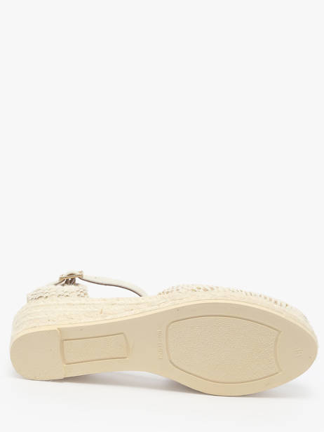 Espadrilles Talon Compensé Belmira Gaimo Beige accessoires BELMIRA vue secondaire 4