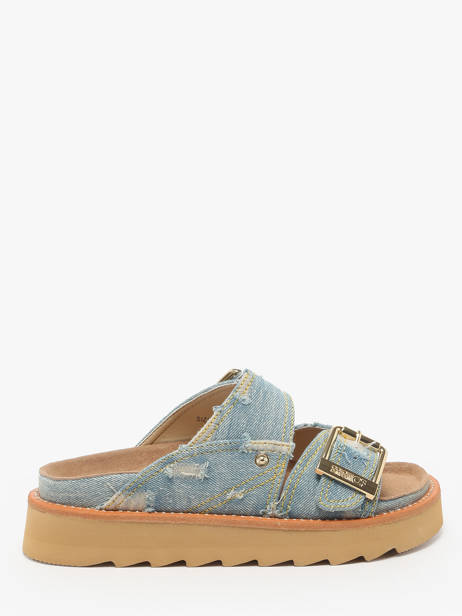 Mules Fusbett Platform Colors of california Blanc accessoires HCSTOR60
