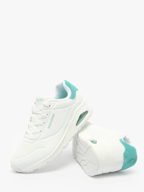 Sneakers Uno Pop Back Skechers Blanc accessoires 177092 vue secondaire 3
